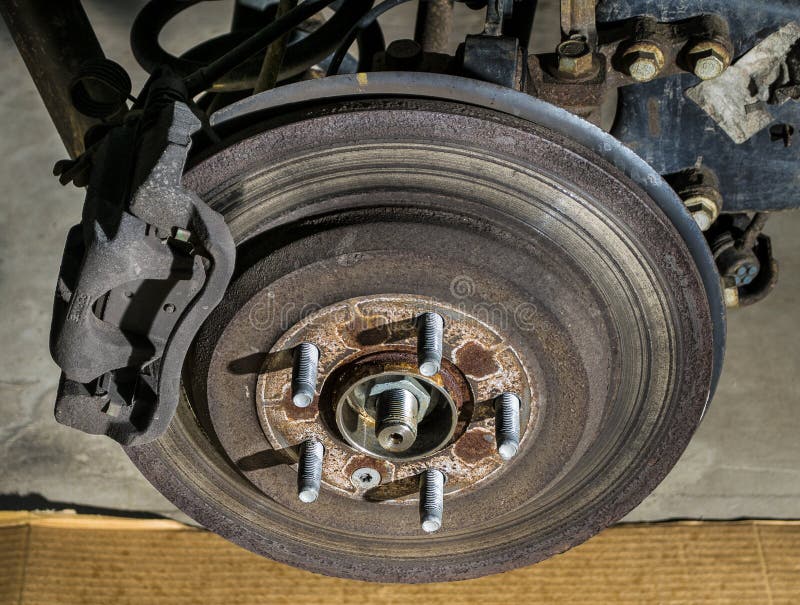 Car Repair Bad Breaks stock photo. Image of brakes, caliper 77825004