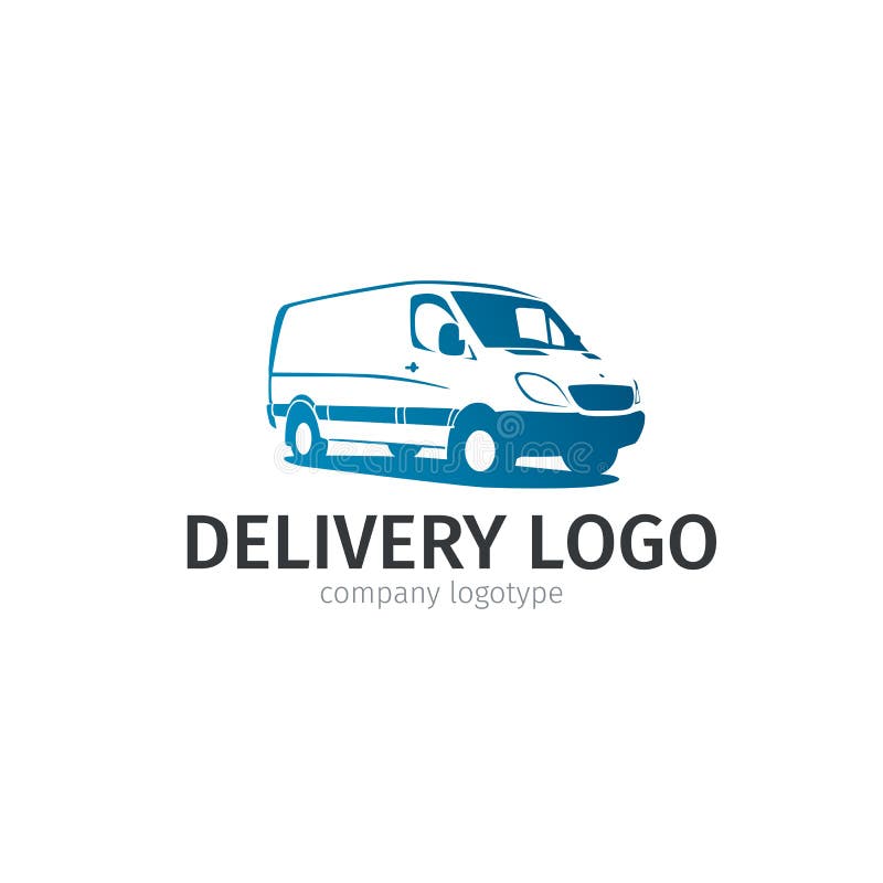 Delivery Company Logo. Wings Logotype. Delivery Car. Stock Vector ...