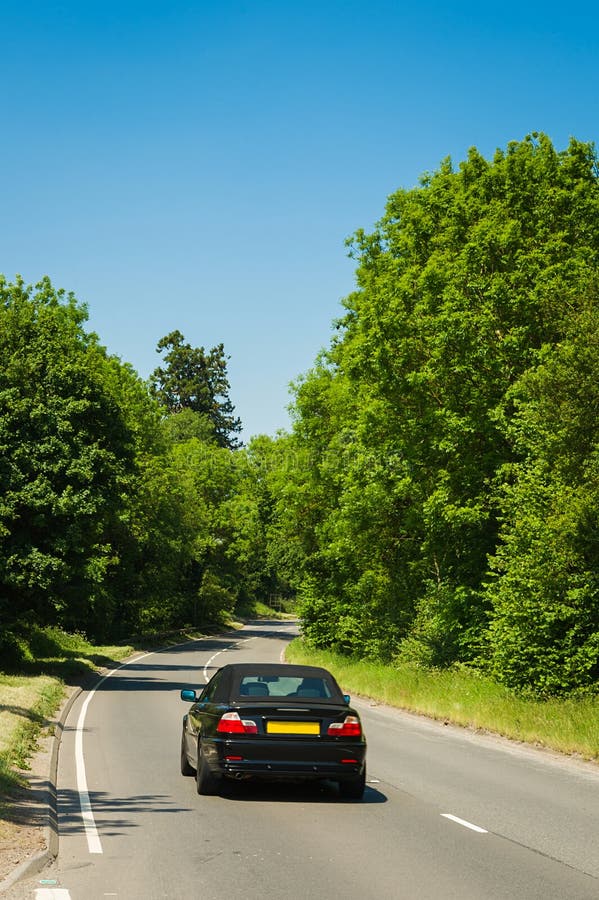 Car on a road