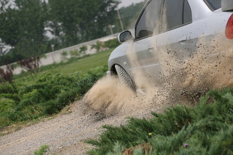 Car running stock photography
