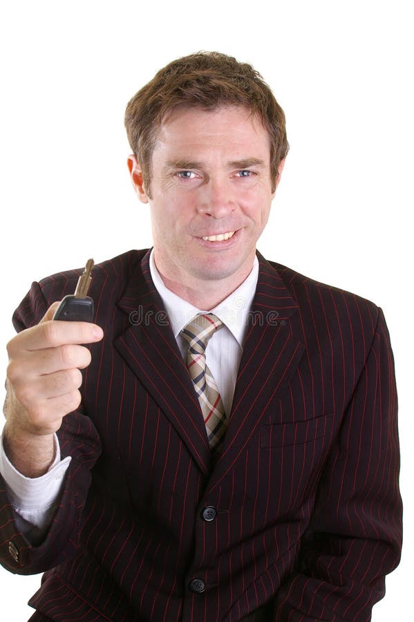 Car salesman stock image. Image of award, holding, adult 11047475