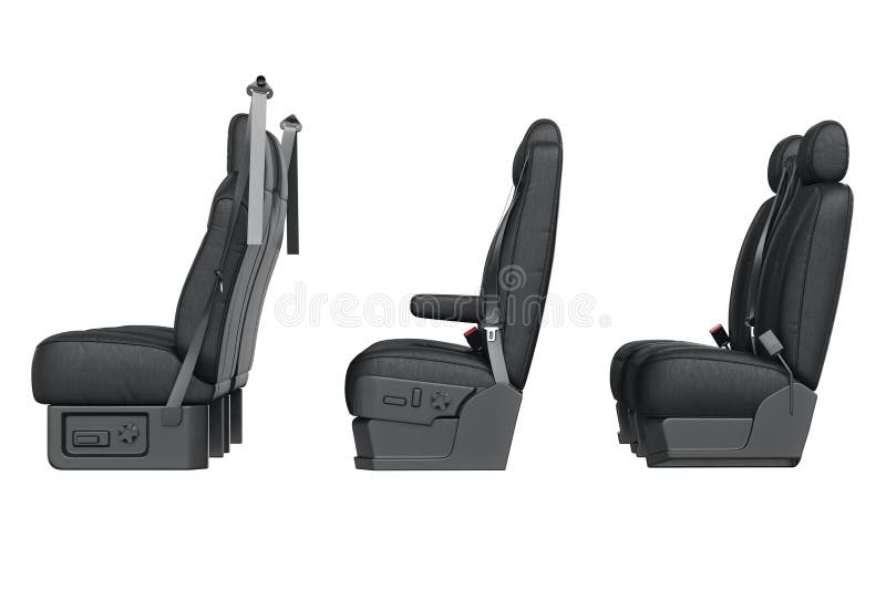 Car Seat Leather, Side View Stock Illustration Illustration of