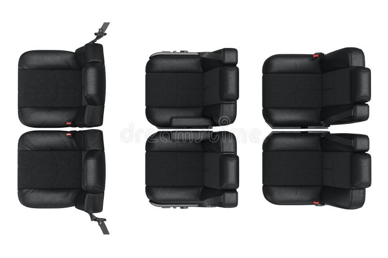 Car seat, top view stock illustration. Illustration of safety 91935742