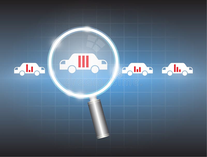 Car selection concept stock vector. Illustration of battle 45442523