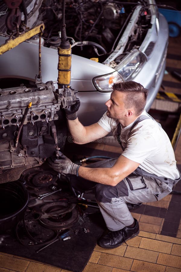 Car service station stock image. Image of auto, examine 61780521