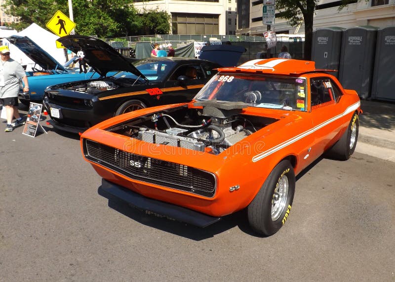 Car Show Del Vintage - Roanoke, Virginia, Los E.E.U.U. Foto editorial