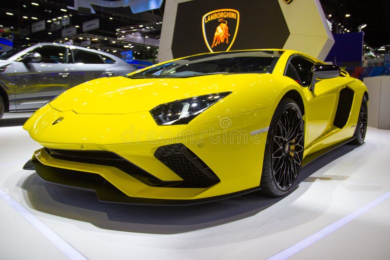 Car Show Lamborghini at Auto Shows and Other Exhibitions Editorial