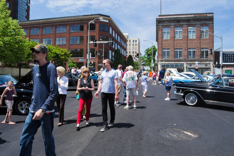 Uitstekend Car Show Roanoke, Virginia, De V.S. Redactionele