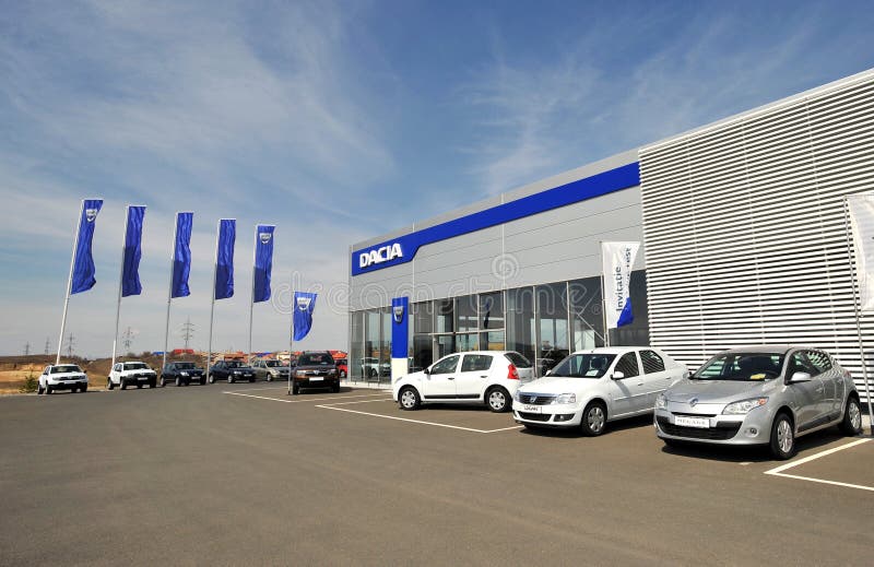 Car showroom stock images