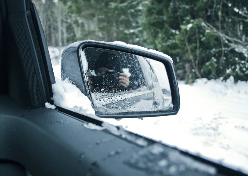 Car Side Mirror, Rear View Mirror Stock Photo Image of bend