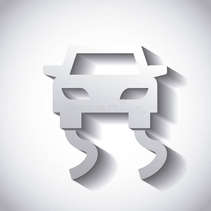 Car signal traffic royalty free illustration