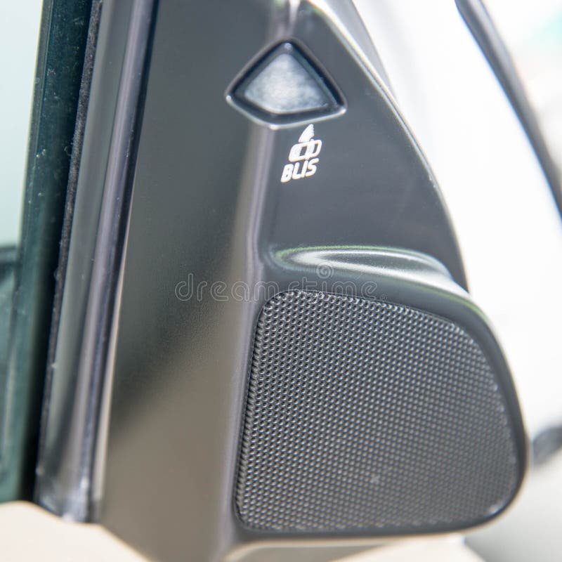 Car Small Speaker, Tweeter on the Doors Stock Photo Image of door