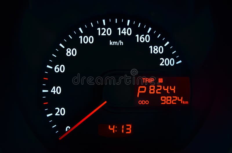 Car speed speedometer stock image. Image of technology 39913659