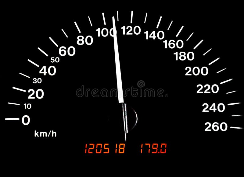 Car Speedometer with 110kph