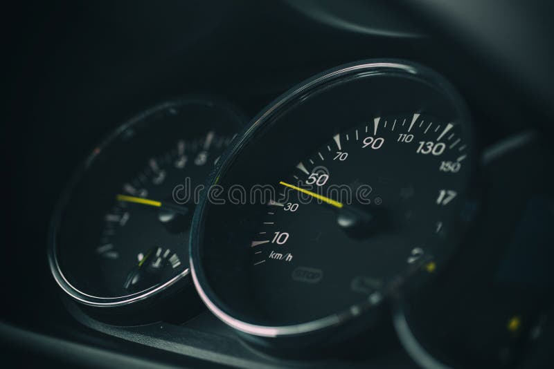Car Speedometer stock photo. Image of clock, design, modern 54989968