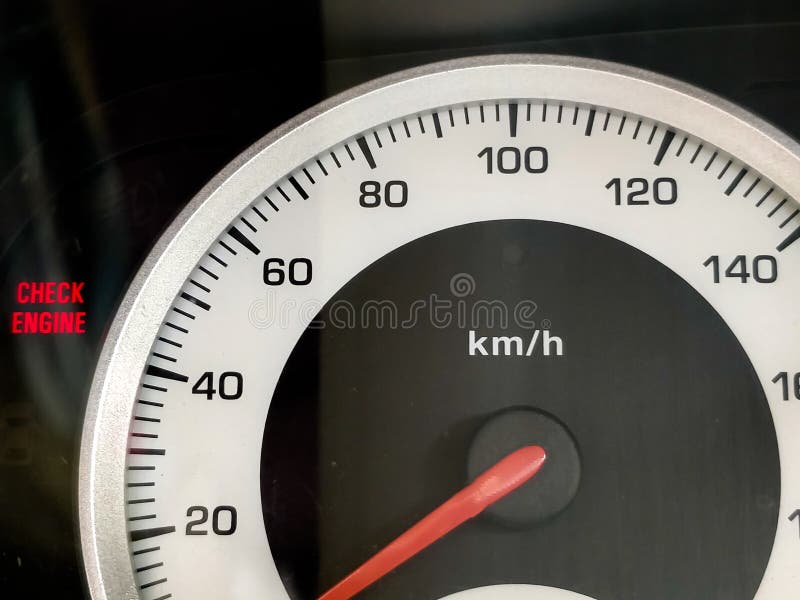 Speedometer of Car in Stopped Condition Stock Photo Image of fast