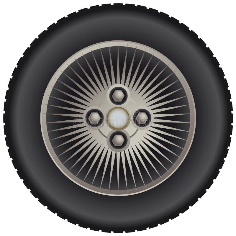 Spoke wheel stock vector. Illustration of traditional 7627130