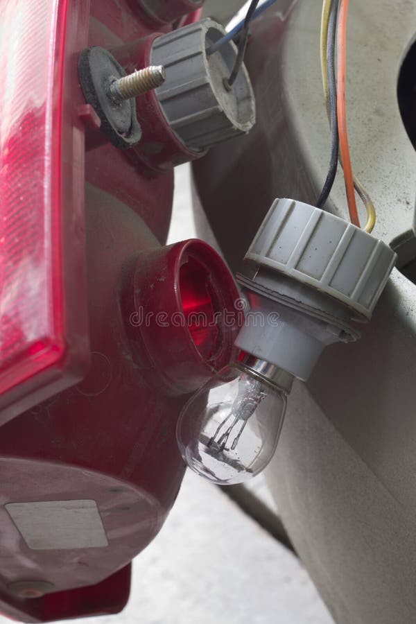 Car tail light assembly replacement. rear lights royalty free stock image Car tail light assembly replacement. rear lights royalty free stock image