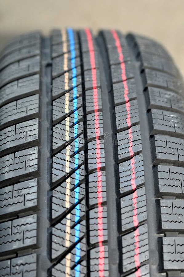 Car tire. royalty free stock image