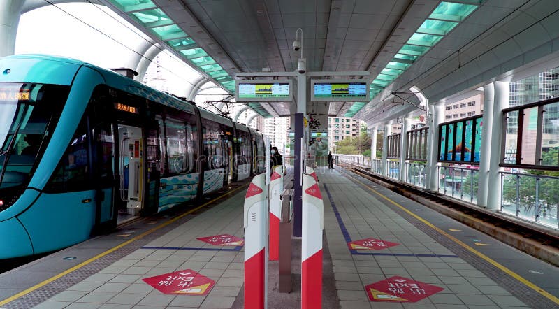 Hongshulin Metro Station Exit 1 in New Taipei City, Taiwan. Editorial ...