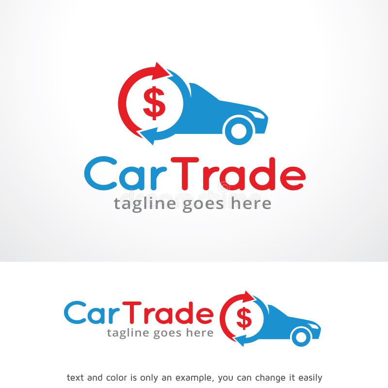 Car Trade Logo Template Design Vector Stock Vector - Illustration of ...