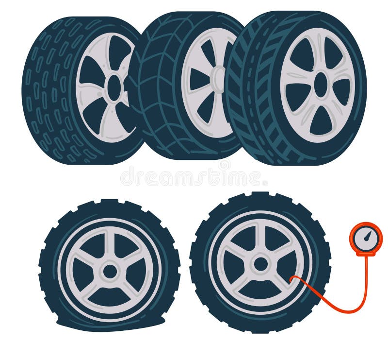 190+ Winter Tire Pressure Stock Illustrations, Royalty-Free Vector