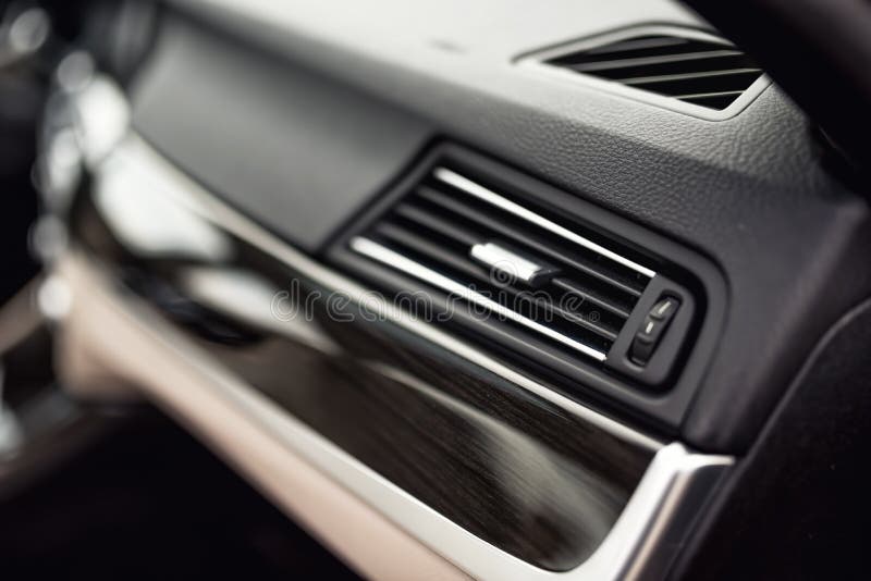 Car Ventilation System with Adjustment Buttons and Details of Modern