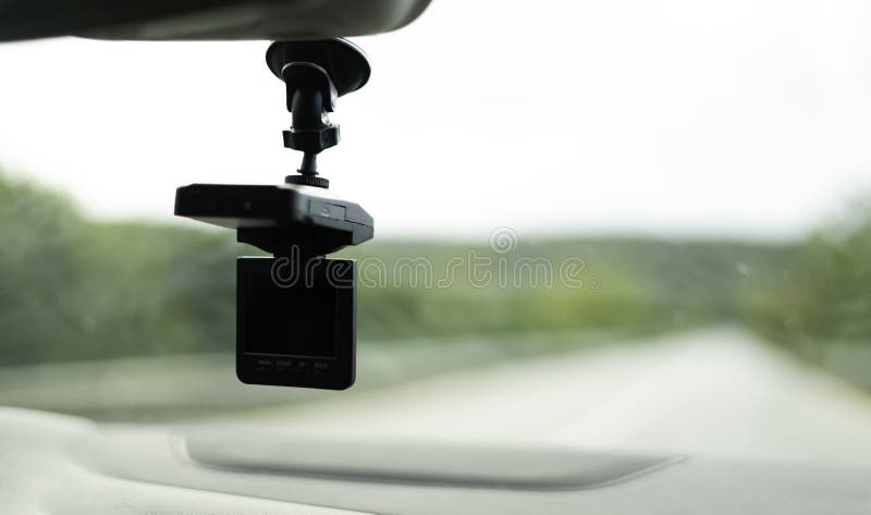 Car DVR Front Camera Car Recorder Stock Photo, Picture and Royalty