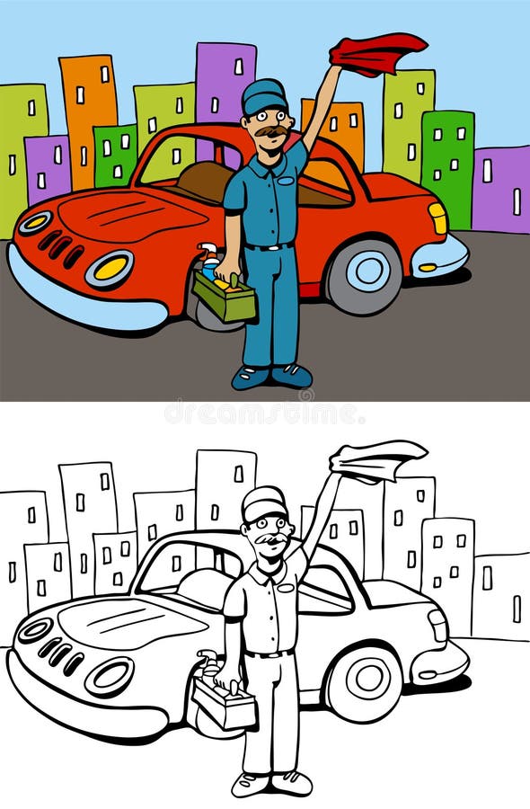 Car Washing Stock Illustrations – 7,224 Car Washing Stock Illustrations,  Vectors & Clipart - Dreamstime