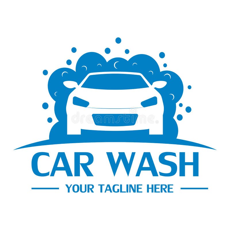 Car Wash Logo Design Template Stock Vector Illustration 