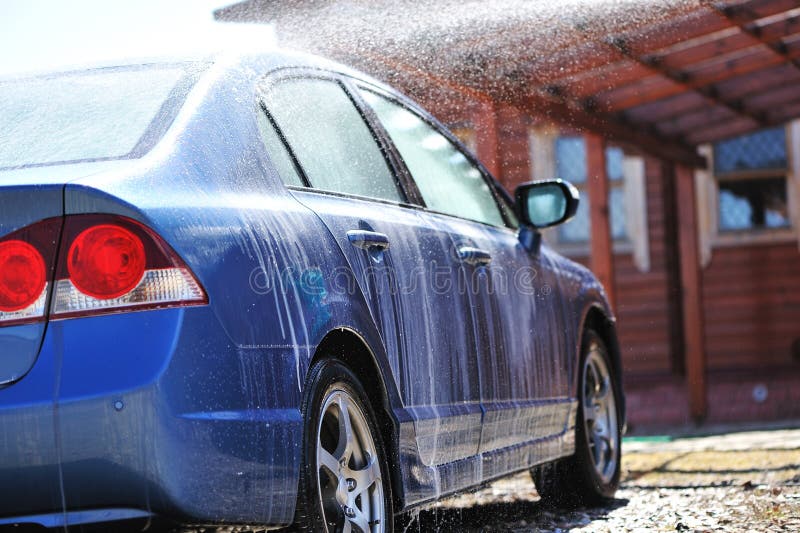 High Pressure Water Car Wash Stock Image Image of transport, carwash