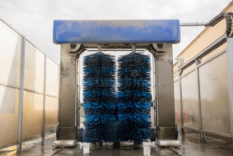 Car Washing Machine Brushes Stock Image Image of transport, foam 139596655