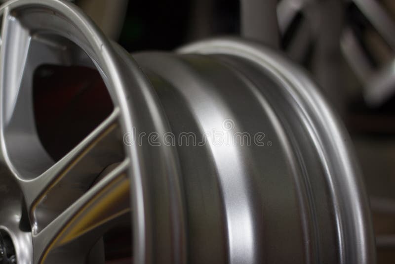 Car wheels stock image. Image of shiny, reflection, metal 121591635