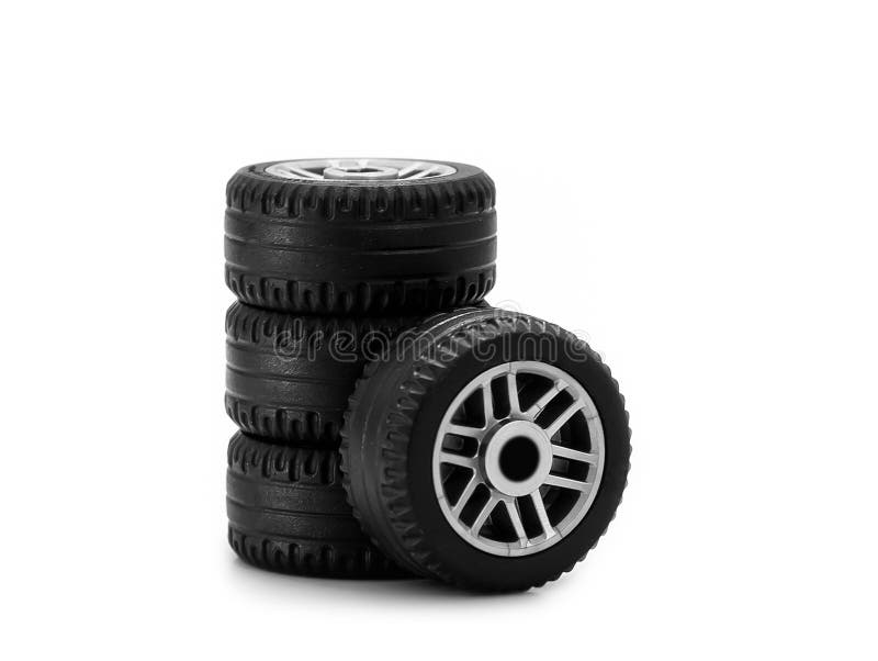 Car Wheels Tires Tyres Stack, Isolated Stock Photo Image of