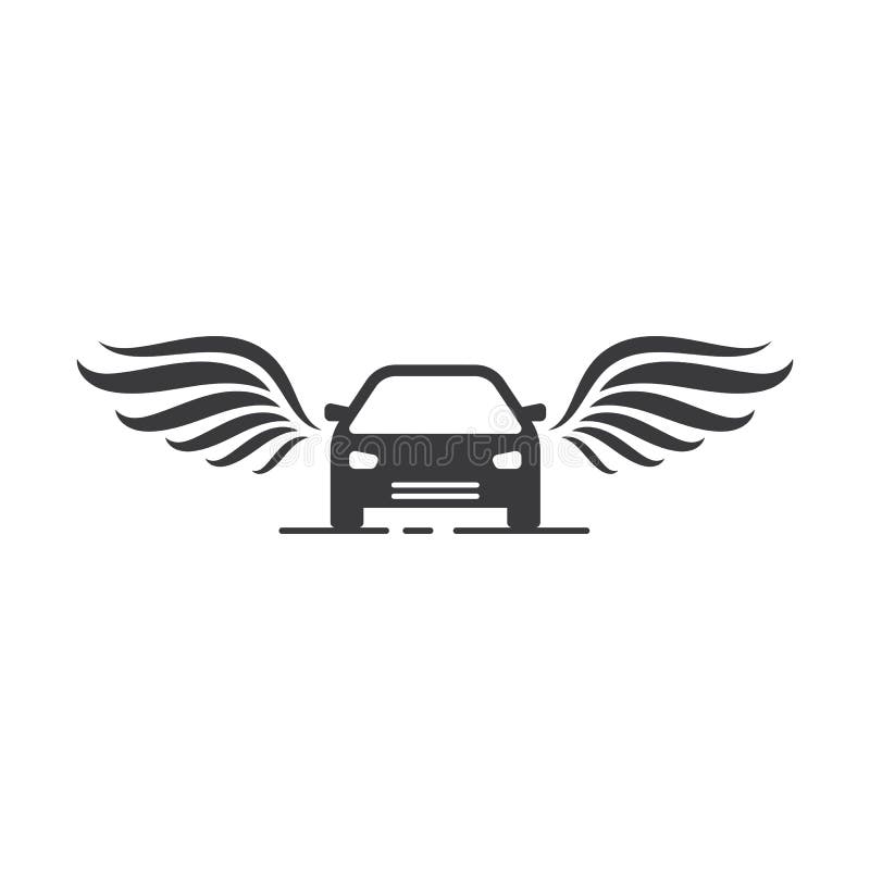 Car Wings Icon Vector Illustration Design Stock Vector Illustration of vector, care 173549207