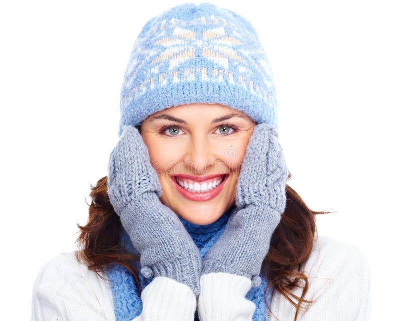 Rosto de menina bonita no Natal fotos de stock