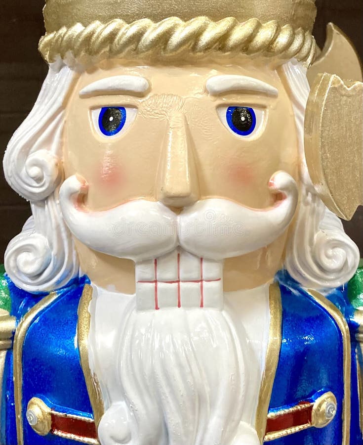 Cara de navidad azul fotografía de archivo libre de regalías