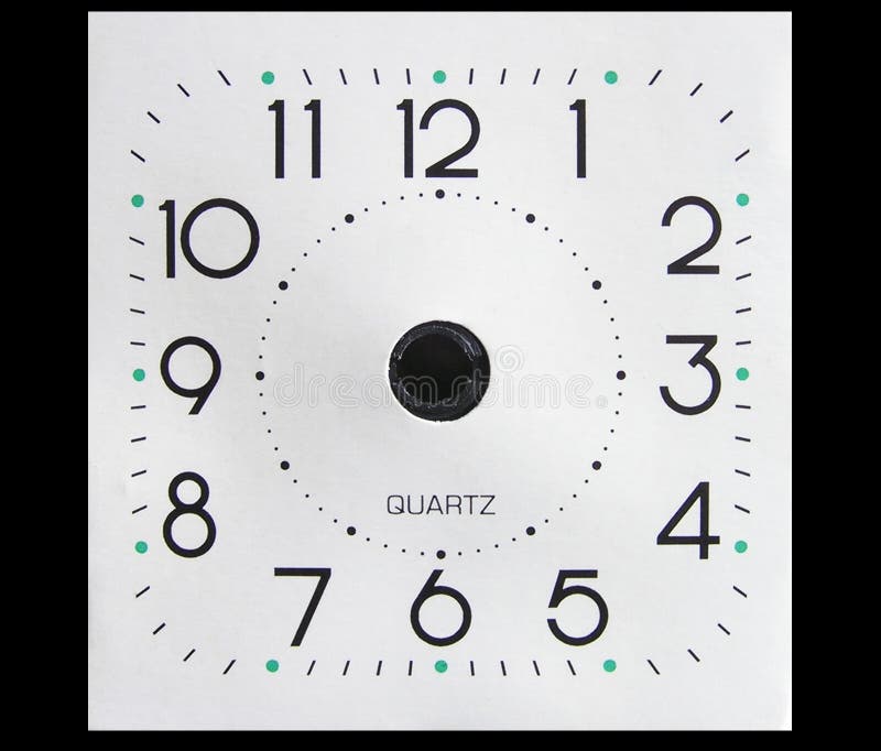 Cara de reloj sin manos fotos de archivo Cara de reloj sin manos fotos de archivo