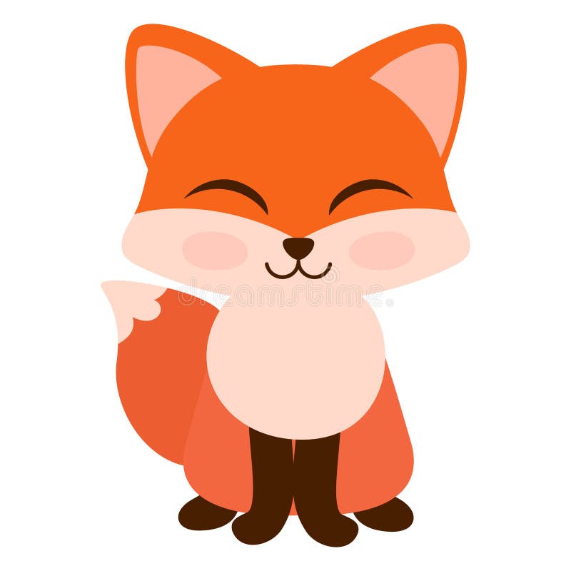 Cara De Zorro Lindo. Diseño De Dibujos Animados. Carácter Animal. Ilustración del Vector de zorros Cara De Zorro Lindo. Diseño De Dibujos Animados. Carácter Animal. Ilustración del Vector