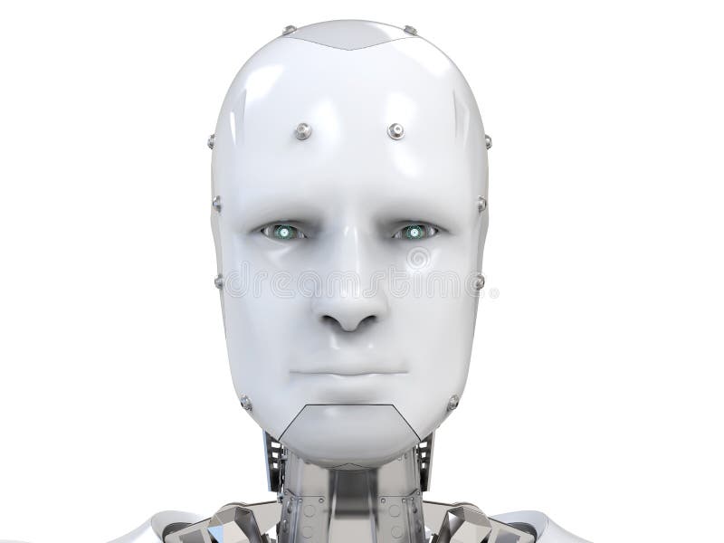 Cara del Cyborg o cara del robot libre illustration Cara del Cyborg o cara del robot libre illustration