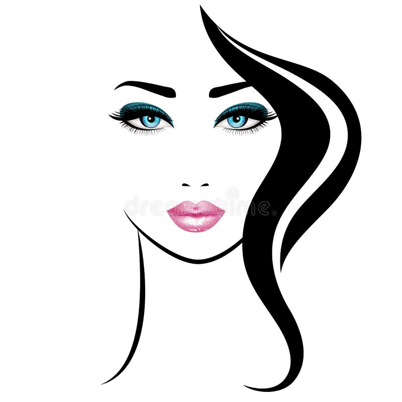 Cara Del `s De La Mujer Ilustración Del Vector Labios Rosados Realistas Y Ojos Azules Con Las Pestañas Elegantes Ilustración del Vector - Ilustración de encanto, realista: 88926478 Cara Del `s De La Mujer Ilustración Del Vector Labios Rosados Realistas Y Ojos Azules Con Las Pestañas Elegantes Ilustración del Vector - Ilustración de encanto, realista: 88926478