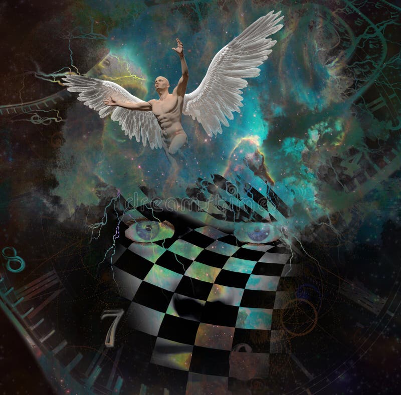 Cara do universo ilustração stock. Ilustração de espiritual - 149648874
