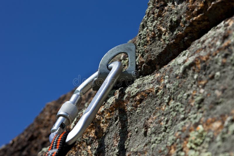 Carabiner stock photos