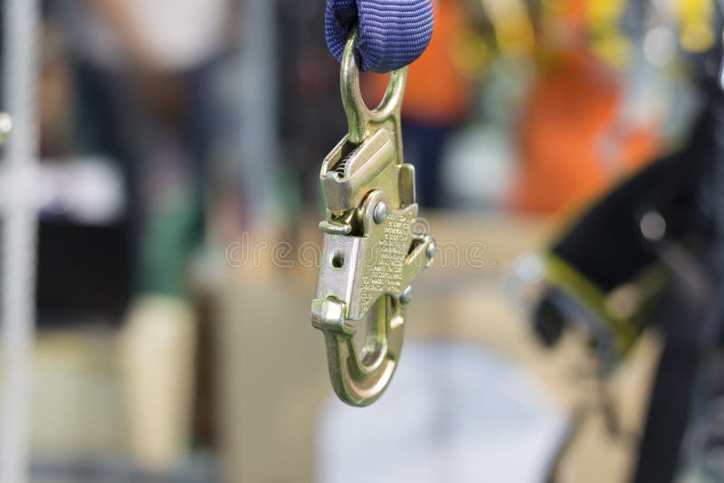 Carabiner for Climbing Harness Stock Image Image of construction