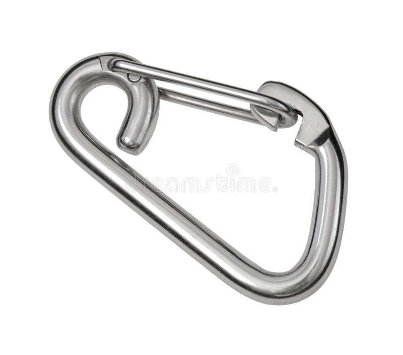 Carabiner hook royalty free stock image