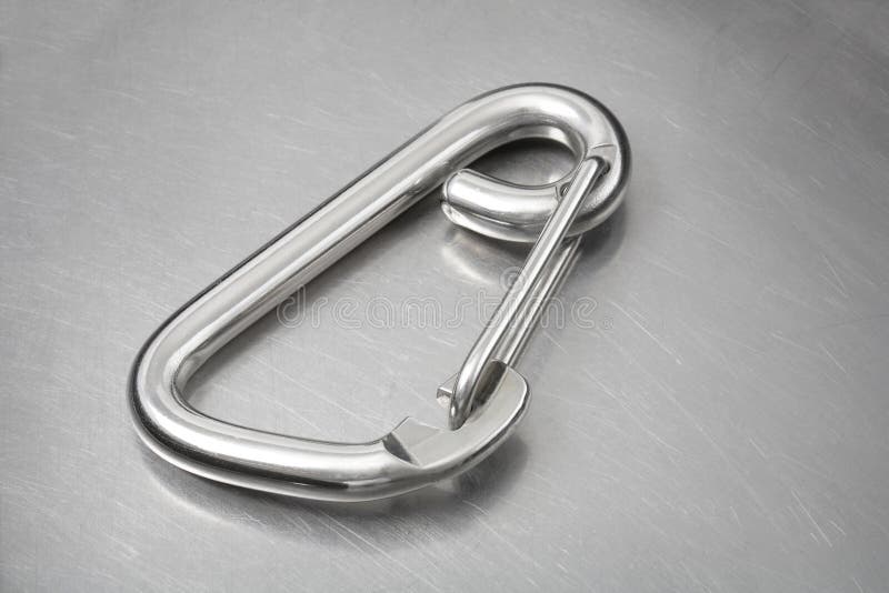 Carabiner hook royalty free stock image