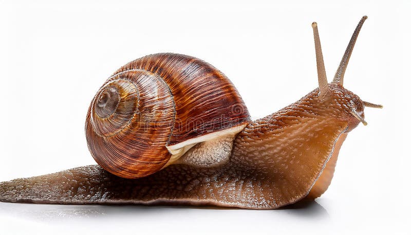 Caracol aislado en un fondo blanco libre illustration