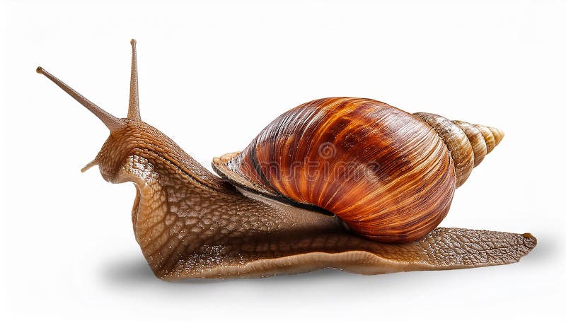Caracol aislado en un fondo blanco libre illustration