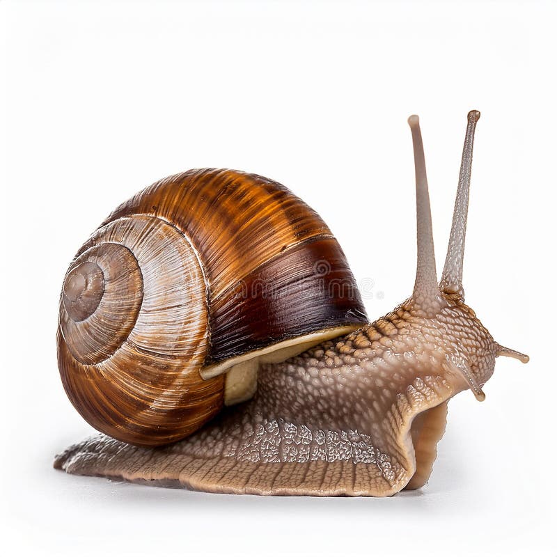 Caracol aislado en un fondo blanco libre illustration