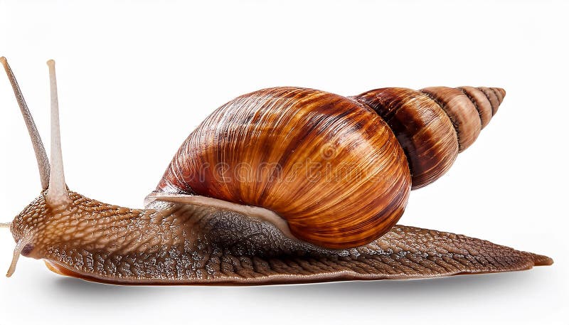 Caracol aislado en un fondo blanco libre illustration